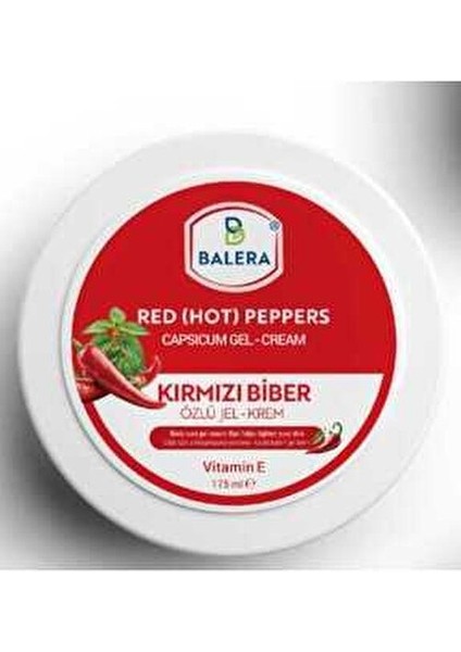 Selülit Jeli 175ML - Sıkılaştırıcı Etkili Kırmızı Biber ve Acı Biber Özlü Masaj Jeli