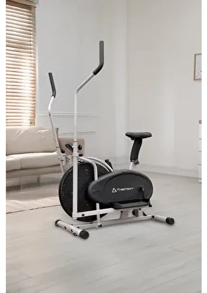 T-224 Eliptik Kondisyon Bisikleti 100 kg Taşıma Kapasitesi LCD Gösterge Ayarlanabilir Sele indirimleri