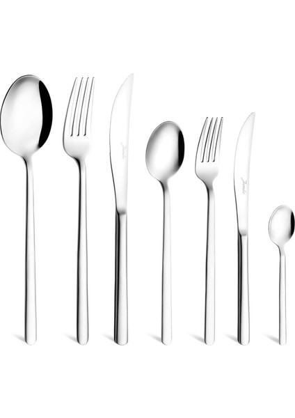 2900 Vannes 84 Parça 12 Kişilik Çatal Kaşık Bıçak Seti