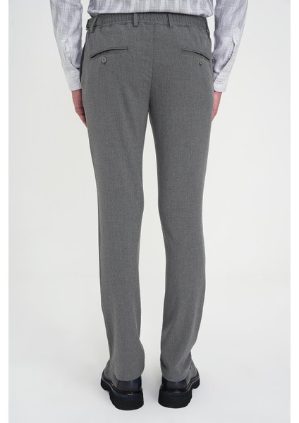 Comfort Fit Beli Lastikli Yandan Tokalı Esnek Açık Gri Jogger Pantolon P 1178 indirimleri
