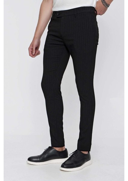 P 1096 Slim Fit Siyah Spor Pantolon modelleri