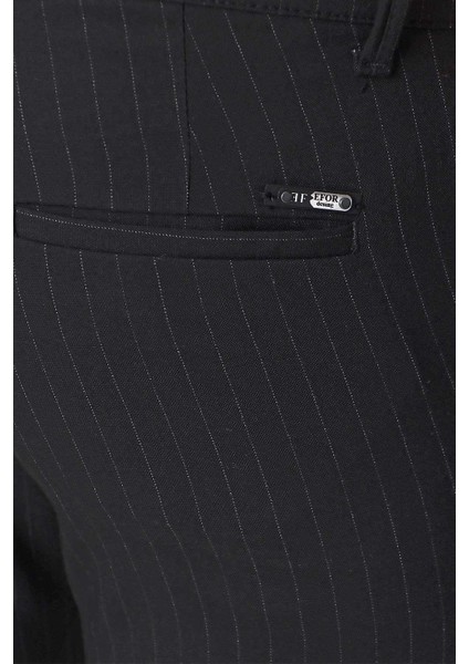 P 1096 Slim Fit Siyah Spor Pantolon indirimleri