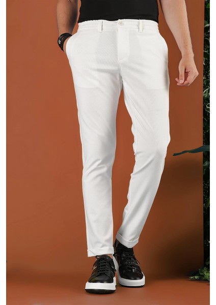 P 1122 Slim Fit Ekru Spor Pantolon fiyatları