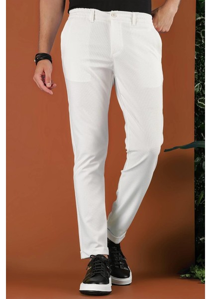 P 1122 Slim Fit Ekru Spor Pantolon indirimleri