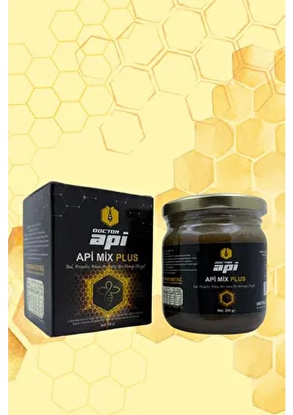Api̇ Mi̇x Plus Macun 5'li̇ Karişim (Bal + Propoli̇s + Polen + Ari Sütü + Ari Ekmeği̇ [perga] 230 Gr.