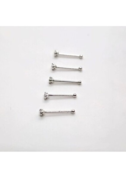 925 Ayar Gümüş ( Ekonomik 5 Adet )Yuvarlak Zirkon Taşlı 1,5 mm Hızma (5 Al 2 Öde) fiyatları