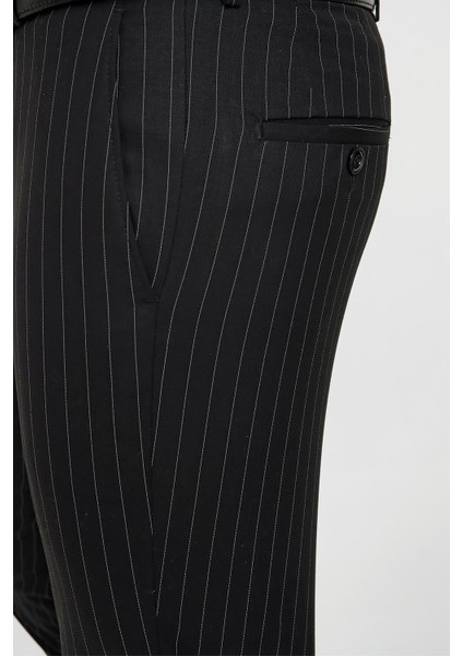 P 1081 Slim Fit Siyah Spor Pantolon fırsatları