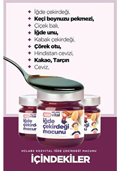 Kozvital Iğde Çekirdeği Macunu 230 gr fiyatları