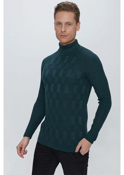 Tr 852 Slim Fit Zümrüt Yeşil Klasik Triko modelleri