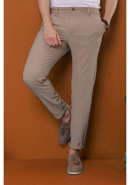 P 1113 Slim Fit Bej Spor Pantolon fiyatları
