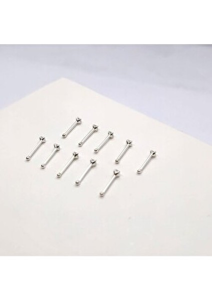 925 Ayar Gümüş ( Ekonomik 10 Adet )Yuvarlak Zirkon Taşlı 1,5 mm Hızma (10 Al 3 Öde) indirimleri