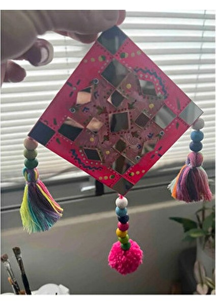 1cm Yuvarlak Gümüş Renk Pleksi Mozaik Yapışkanlı Ayna ( 100 Adet ) indirimleri