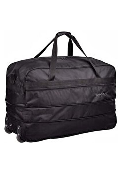 Küçük Boy Siyah Katlanabilir Çekçekli Seyahat Valizi fırsatları