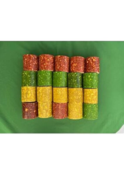 Sazan Yemi-Karışık Delikli Silindir Biçiminde-Mısır Küspesi-Ortalama 120 gr 20 Adet fırsatları