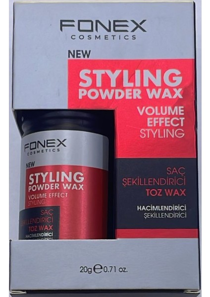 Cosmetics Styling Powder Wax – Volume Effect (Saç Şekillendirici Toz Wax)