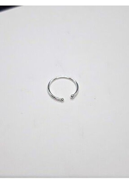 925 Ayar Gümüş Sıkıştırmalı Piercing Fake Deliksiz Halka Hızma ( Çap: 9 mm ) fiyatları