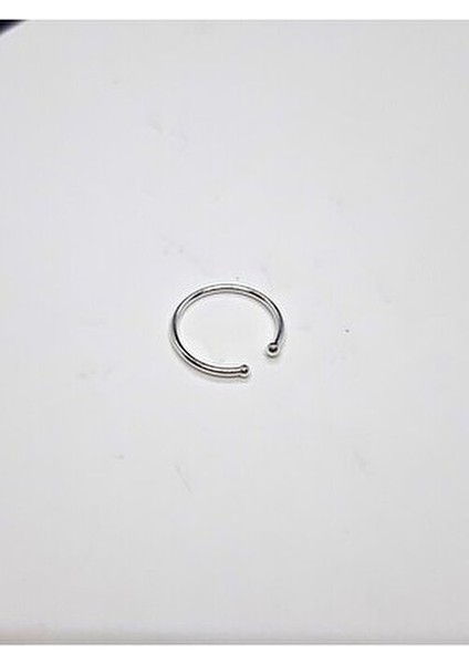 925 Ayar Gümüş Sıkıştırmalı Piercing Fake Deliksiz Halka Hızma ( Çap: 9 mm ) modelleri