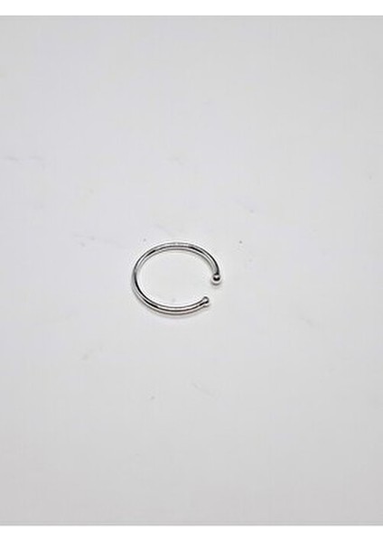 925 Ayar Gümüş Sıkıştırmalı Piercing Fake Deliksiz Halka Hızma ( Çap: 9 mm ) fırsatları
