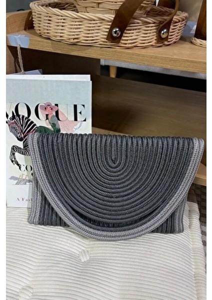 Kadın Hasır Zarf Portföy Clutch Çanta Elde Kullanıma Uygun Şık Tasarım fiyatları