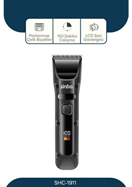 SHC-1911 T Bıçaklı Traş Makinesi Genç Kullanıcılar İçin Kolay Kullanım ve Güvenlik