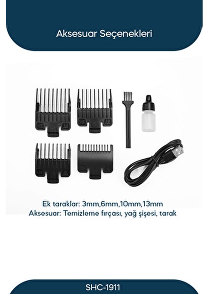 SHC-1911 T Bıçaklı Traş Makinesi Genç Kullanıcılar İçin Kolay Kullanım ve Güvenlik modelleri