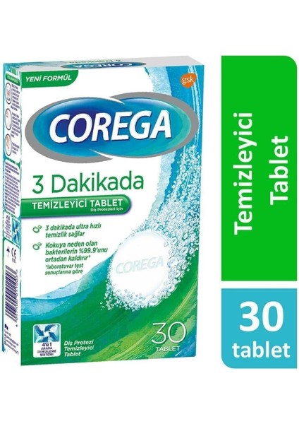 Diş Protez Temizleyici Tablet 30 Adet