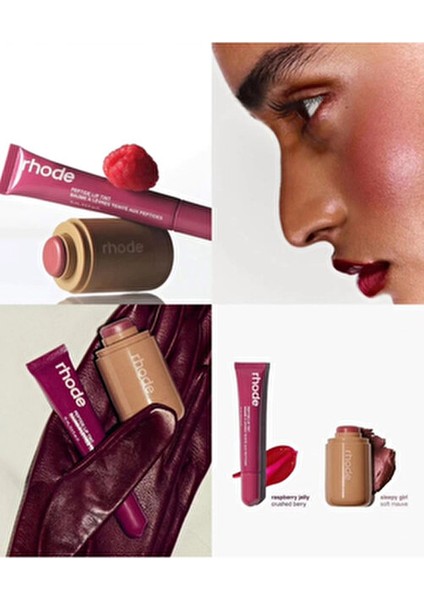 Sleppy Girl Allık & Raspberry Jelly Lip Tint Set modelleri