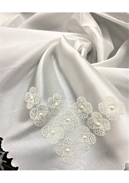 Incili Oya Işlemeli Bohça Krem fiyatları