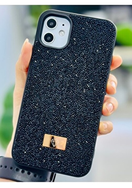 Iphone 11 Uyumlu Elmas Tasarımlı Taşlı Işıltılı Parlak Pırlanta Silikon Kılıf modelleri