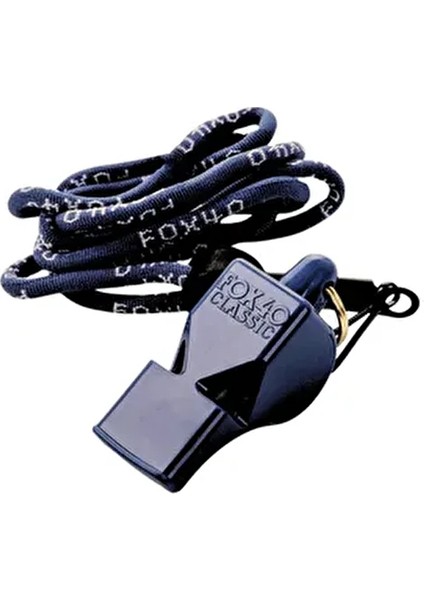 Classic İpli Hakem Düdüğü Düdük 115 db Yüksek Sesli Mavi Renkli Orijinal Model