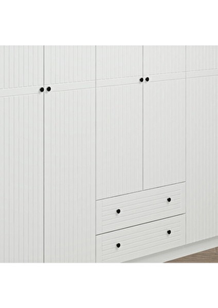 Bona Avangart 6 Mebran Kapaklı 2 Çekmeceli Gardırop - Beyaz fırsatları