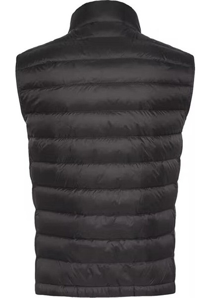 Kadın Regular Fit Dik Yaka Hafif Şişme Yelek - Siyah fiyatları