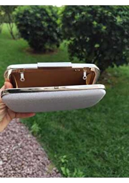 Lowell Home Gümüş Simli Abiye Çanta fiyatları