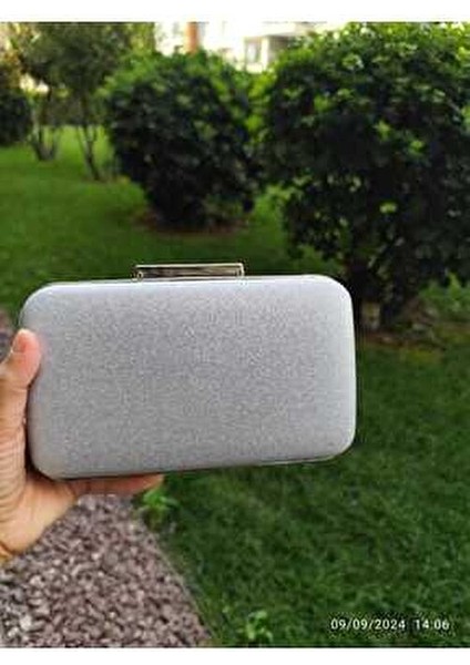 Lowell Home Gümüş Simli Abiye Çanta modelleri