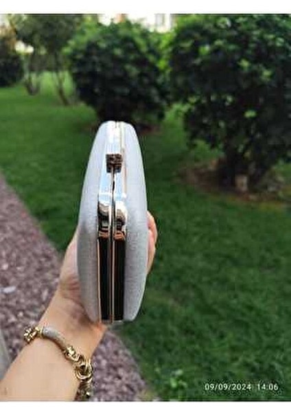 Lowell Home Gümüş Simli Abiye Çanta fırsatları