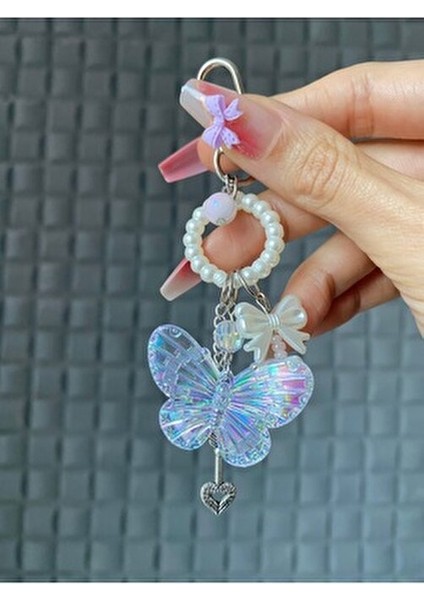 Fairycore Temalı Kadın Çanta Aksesuarı Renkli Kelebek Desenli fırsatları