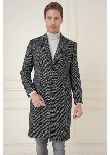 Plt 085 Siyah Klasik Palto modelleri