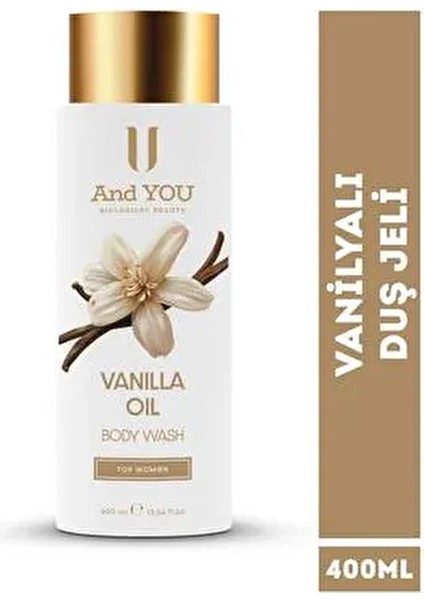 Body Wash (Vanilla Oıl) Duş Jeli Vanilyalı 400 ml