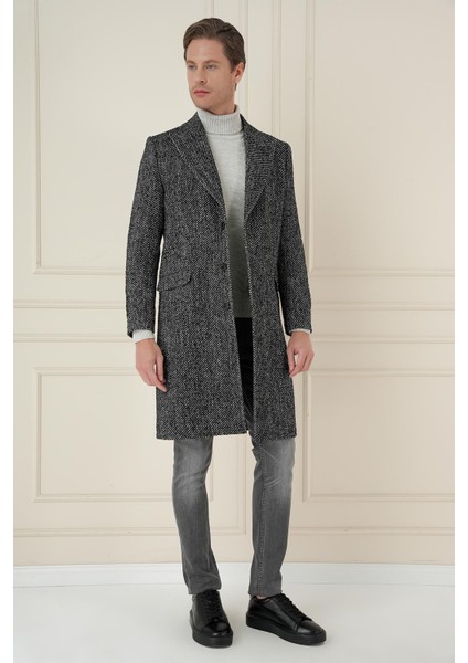 Plt 085 Siyah Klasik Palto fiyatları