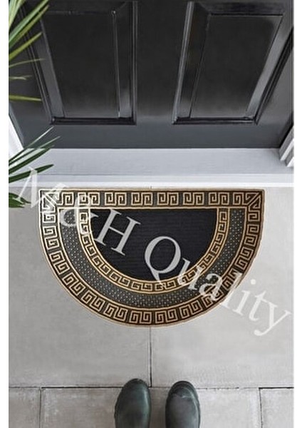 Dış Kapı Önü Paspası Oval Altın Renk Kaymaz Taban fiyatları