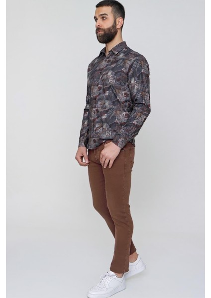 087 Tarçın Jean Pantolon