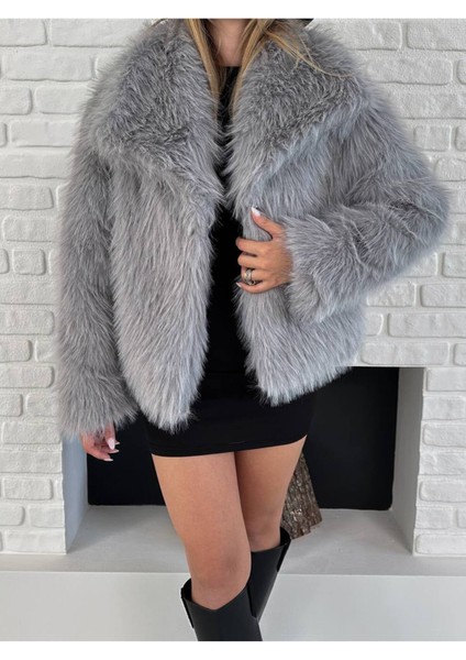 Kadın Premium Yakalı Ithal Suni Kürk fırsatları