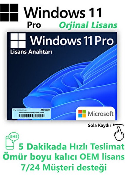 Windows 11 Pro Orijinal Lisans Anahtarı fırsatları