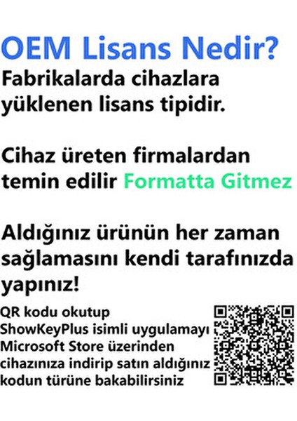 Windows 11 Pro Orijinal Lisans Anahtarı