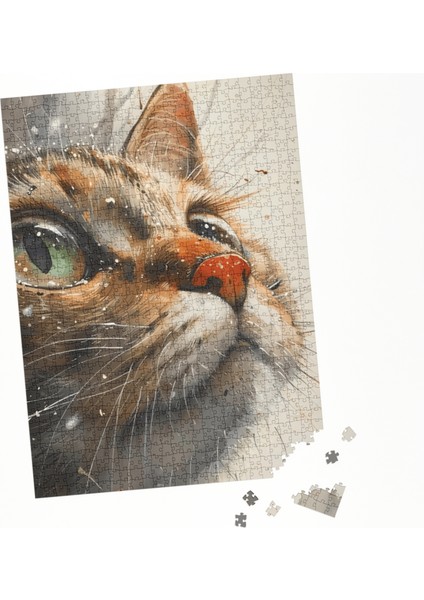 1000 Parça Puzzle Ufka Bakan Küçük Kalp