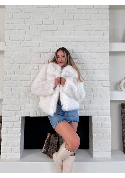 Kadın Premium Yakalı Ithal Suni Kürk modelleri