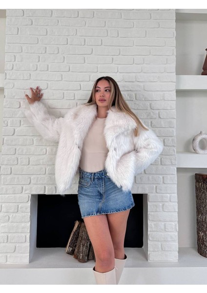 Kadın Premium Yakalı Ithal Suni Kürk fırsatları