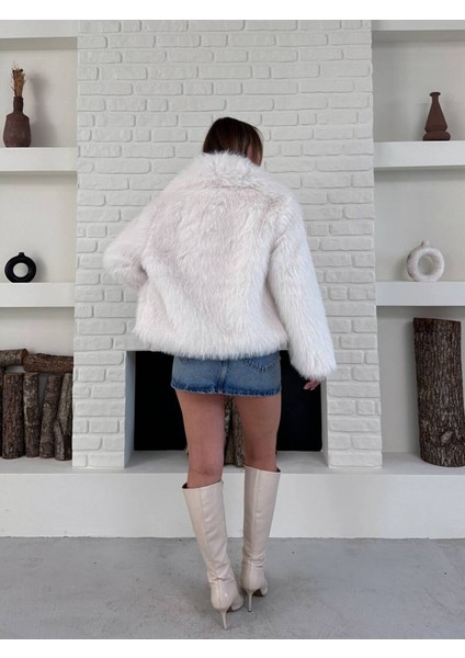 Kadın Premium Yakalı Ithal Suni Kürk indirimleri