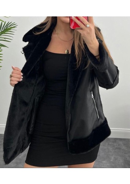 Içi Komple Kürklü Biker Hafif Mont fiyatları