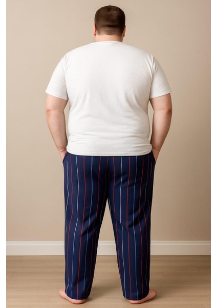 Erkek Büyük Beden % 100 Pamuk Cepli Tek Alt Lacivert fiyatları